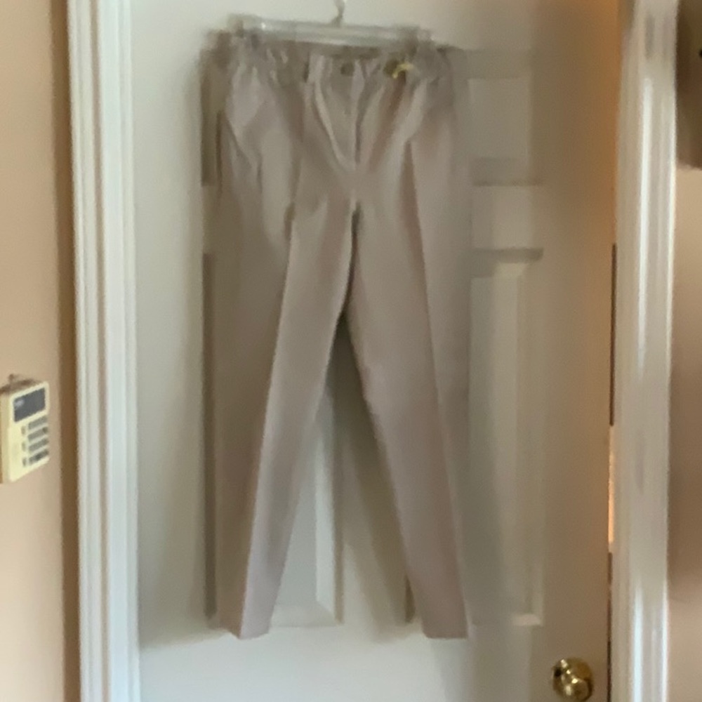 Khaki dress slacks from Chico’s.